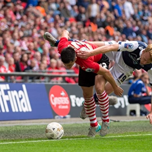 Intense Rivalry: Barnsley vs. Millwall in the Sky Bet League One Play-Off Final Showdown at Wembley Stadium (2015-16)