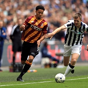 Intense Rivalry: Bradford City vs. Millwall in the Sky Bet League One Play-Off Final at Wembley Stadium