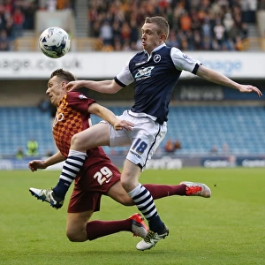 Intense Rivalry: Ferguson vs McMahon in the Millwall vs Bradford City Sky Bet League One Play-Off Semi-Final Second Leg