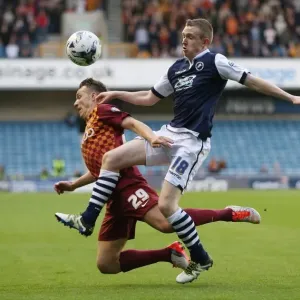 Intense Rivalry: Ferguson vs McMahon in the Millwall vs Bradford City Sky Bet League One Play-Off Semi-Final Second Leg Intense Rivalry: Ferguson vs McMahon in the Millwall vs Bradford City Sky Bet League One Play-Off Semi-Final Second Leg