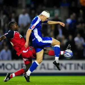 Intense Rivalry: Morison vs. Trotman in the Coca-Cola Football League One Play-Off Semi-Final - Milwall vs. Huddersfield Town (The New Den) Intense Rivalry: Morison vs. Trotman in the Coca-Cola Football League One Play-Off Semi-Final - Milwall vs. Huddersfield Town (The New Den)