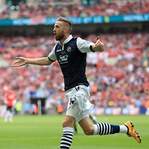 Mark Beevers Scores the Thrilling Opener: Millwall's Play-Off Final Victory at Wembley (2015-16, Barnsley vs Millwall)