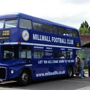 Millwall Bus Print at The Den Millwall Bus Print at The Den