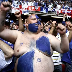 Hinchas de Millwall la Expectación del Axa Copa FA - Manchester United contra Millwall Hinchas de Millwall la Expectación del Axa Copa FA - Manchester United contra Millwall