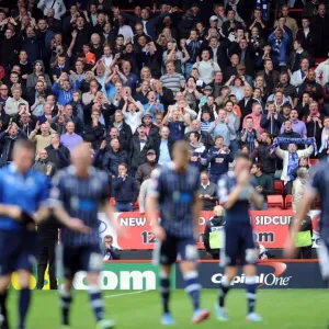 Millwall Fans Unite: A Show of Appreciation at The Valley (Charlton Athletic vs. Millwall, Sky Bet Championship, 2013)