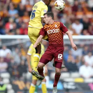 Millwall vs Bradford City: Nadjim Abdou vs Josh Cullen - Intense Aerial Battle in the Sky Bet League One Play-Off (2015-16) Millwall vs Bradford City: Nadjim Abdou vs Josh Cullen - Intense Aerial Battle in the Sky Bet League One Play-Off (2015-16)