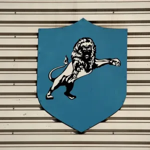 Millwall vs Burnley in the Npower Championship: The Den's Pride - Millwall Club Badge Millwall vs Burnley in the Npower Championship: The Den's Pride - Millwall Club Badge