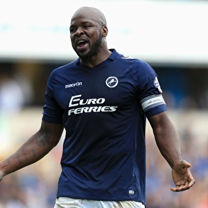 Millwall vs Cardiff City: Danny Shittu in Action at The New Den (Sky Bet Championship)