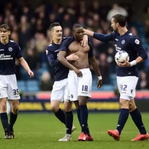 Millwall vs Charlton Athletic Print - The Den Goal Celebration Millwall vs Charlton Athletic Print - The Den Goal Celebration