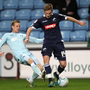 Millwall vs Coventry City: Clash at Ricoh Arena - James Henry vs Carl Baker