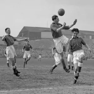 Millwall vs Leeds United: Albert Wakefield's Header Attempt at The Den Millwall vs Leeds United: Albert Wakefield's Header Attempt at The Den