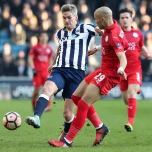 Millwall vs Leicester City: FA Cup Fifth Round Clash - Steve Morison vs Yohan Benalouane Battle Millwall vs Leicester City: FA Cup Fifth Round Clash - Steve Morison vs Yohan Benalouane Battle