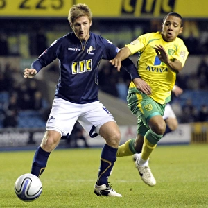 Millwall vs Norwich City: Clash at The New Den - Simeon Jackson vs James Henry (Npower Championship, 09-11-2010)