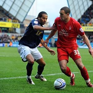 Millwall vs. Nottingham Forest: A Championship Battle at The New Den - Tamika Mkandawire vs. Joel Lynch (26-02-2011)