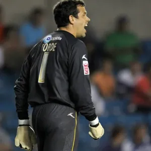 Millwall vs Oldham Athletic: David Forde in Action at The New Den (Football League One, 2009)