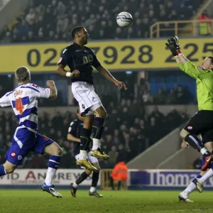 Millwall vs. Queens Park Rangers: Liam Trotter's Thwarted Header in Npower Championship (08-03-2011, The New Den)