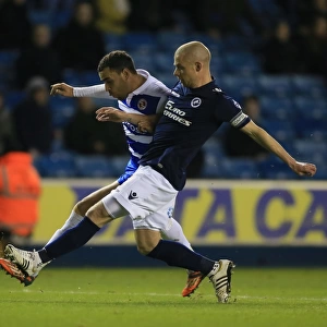 Sky Bet Championship Photographic Print Collection: Sky Bet Championship - Millwall v Reading - The Den