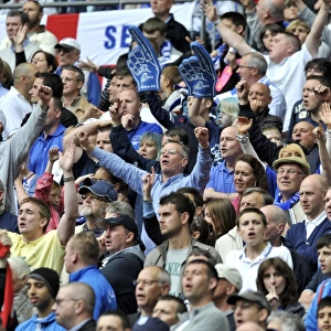 Millwall vs Swindon Town: Play-Off Final at Wembley - A Sea of Lions Fans