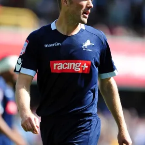 Millwall vs. West Ham United: Darren Ward in Action at The Den - Npower Championship (17-09-2011)