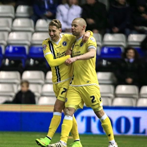 Millwall's Alan Dunne and Lee Martin: Celebrating the Opening Goal Against Birmingham City (Sky Bet League Championship)