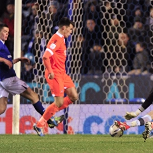 Millwall's Alan Dunne Scores the Dramatic Winning Goal vs. Leicester City in Championship Match (King Power Stadium, 29-03-2013)