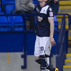 Millwall's Andy Keogh Scores Penalty Against Bolton Wanderers in Npower Championship Match