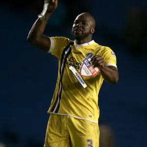 Millwall FC Print: Danny Shittu Celebration