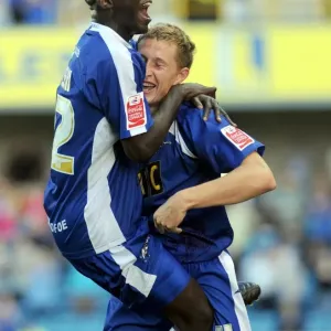 Millwall's David Martin Scores the Winning Goal Against Oldham Athletic in Coca-Cola Football League One (18-08-2009)