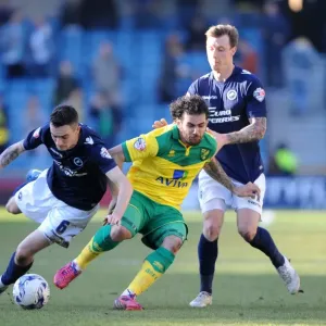 Millwall's Defensive Duo: Williams and Woolford Thwart Norwich City in The Den (Millwall v Norwich City, Sky Bet Championship) Millwall's Defensive Duo: Williams and Woolford Thwart Norwich City in The Den (Millwall v Norwich City, Sky Bet Championship)