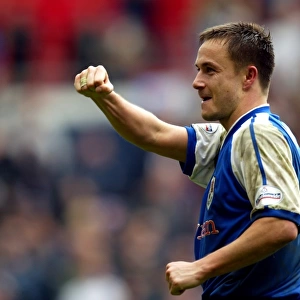 Millwall's Dennis Wise Celebrates FA Cup Semi-Final Victory Over Sunderland (April 2004)