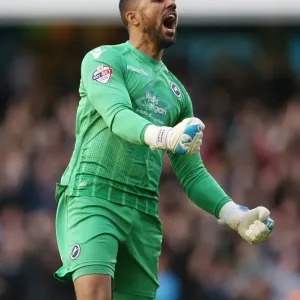 Millwall's First Goal: Jordan Archer and Lee Gregory Celebrate in Sky Bet League One Play-Off Semi-Final against Bradford City (Second Leg) Millwall's First Goal: Jordan Archer and Lee Gregory Celebrate in Sky Bet League One Play-Off Semi-Final against Bradford City (Second Leg)