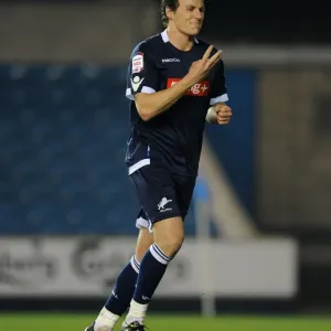 Millwall's Fourth Goal Blitz: Darius Henderson Celebrates in FA Cup Third Round Replay Against Dagenham & Redbridge (17-01-2012, The Den) Millwall's Fourth Goal Blitz: Darius Henderson Celebrates in FA Cup Third Round Replay Against Dagenham & Redbridge (17-01-2012, The Den)