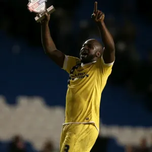 Millwall FC Print - Danny Shittu Victory Celebration