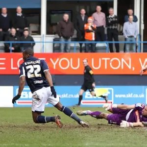 Millwall FC Print: FA Cup Fifth Round Match at Kenilworth Road