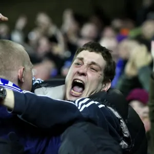 Millwall's Goal Celebration: Npower Championship Clash Against Queens Park Rangers at The New Den (08-03-2011)