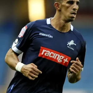 Millwall's Hameur Bouazza in Action Against Peterborough United (2011)