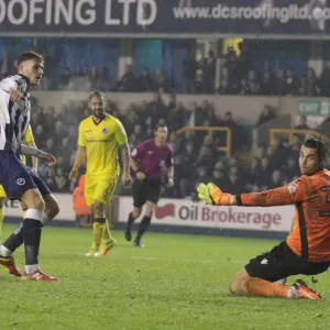 Millwall's Harry Smith Scores Fourth Goal Against Bristol Rovers in Sky Bet League One at The Den Millwall's Harry Smith Scores Fourth Goal Against Bristol Rovers in Sky Bet League One at The Den