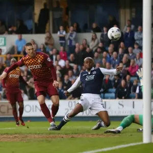 Millwall's Jamie Proctor Scores First Goal in Dramatic Sky Bet League One Play-Off Semi-Final Against Bradford City (2015-16) Millwall's Jamie Proctor Scores First Goal in Dramatic Sky Bet League One Play-Off Semi-Final Against Bradford City (2015-16)