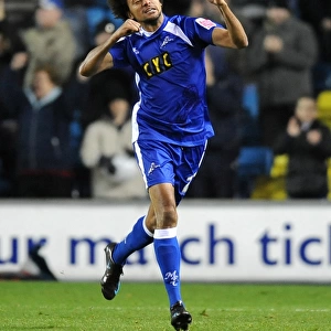 Millwall's Jason Price Celebrates Second Goal Against AFC Wimbledon in FA Cup First Round at The New Den