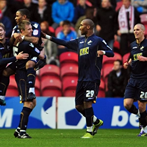 Millwall's Jason Puncheon Scores First Goal: Middlesbrough vs Millwall, Npower Football League Championship (2010)
