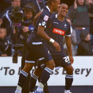Millwall's Jay Simpson Scores Equalizer Against Bristol City in Npower Championship (20-11-2011) Millwall's Jay Simpson Scores Equalizer Against Bristol City in Npower Championship (20-11-2011)