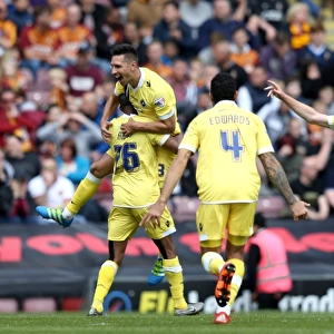 Millwall's Joel Martinez Scores Hat-trick in Thrilling Sky Bet League One Play-off First Leg Against Bradford City (2015-16)
