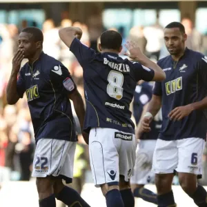 Millwall FC Print - Kevin Lisbie Scores Against Cardiff City