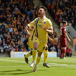 Millwall's Lee Gregory Scores Historic Goal in Sky Bet League One Play-Off Semifinal against Bradford City (2015-16)
