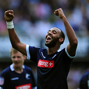 Millwall's Liam Trotter Scores the Thrilling Second Goal Against Nottingham Forest at The Den (13-08-2011)