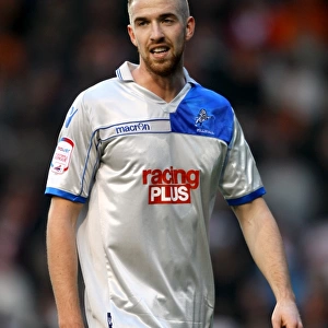 Millwall's Mark Beevers in Action against Blackpool in Championship Clash at Bloomfield Road (09-02-2013)