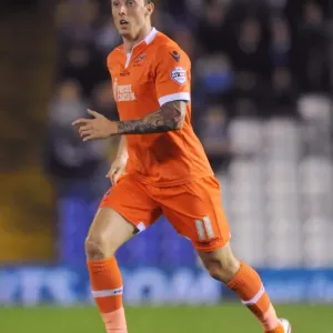 Millwall's Martyn Woolford in Action against Birmingham City in Sky Bet Championship Match at St. Andrew's