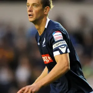 Millwall's Paul Robinson in Action Against Peterborough United, Npower Championship 2011-12 - The Den