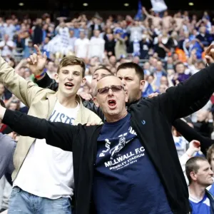 Millwall's Play-Off Triumph: The Euphoria of The Fans in Wembley Stadium Millwall's Play-Off Triumph: The Euphoria of The Fans in Wembley Stadium