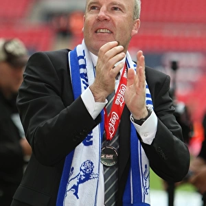 Millwall's Promotion Triumph: Kenny Jackett and the Lions Celebrate League One Play-Off Victory at Wembley (vs Swindon Town)